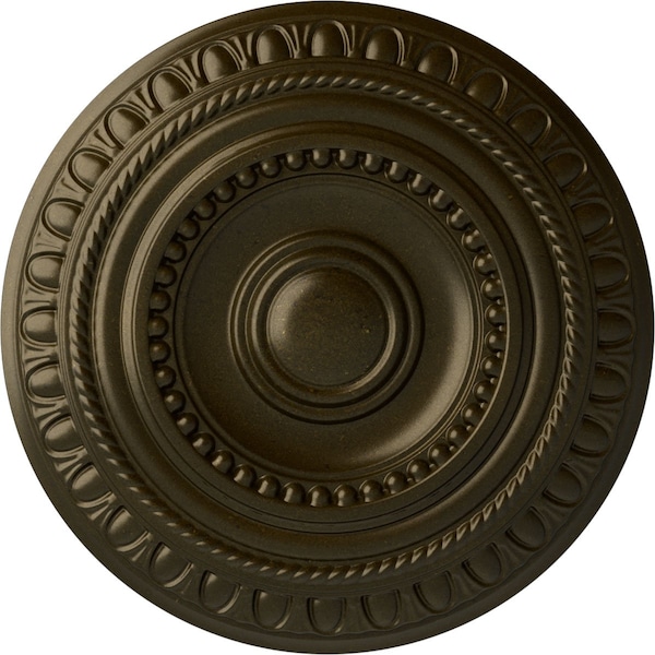 Ekena Millwork Artis Ceiling Medallion (Fits Canopies up to 6 7/8"), Hand-Painted Green Gold, 15 3/4"OD x 1 3/8"P CM15ARGGS - main